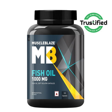 Muscleblaze Omega 3 Fish Oil 1000 Mg (120 No)