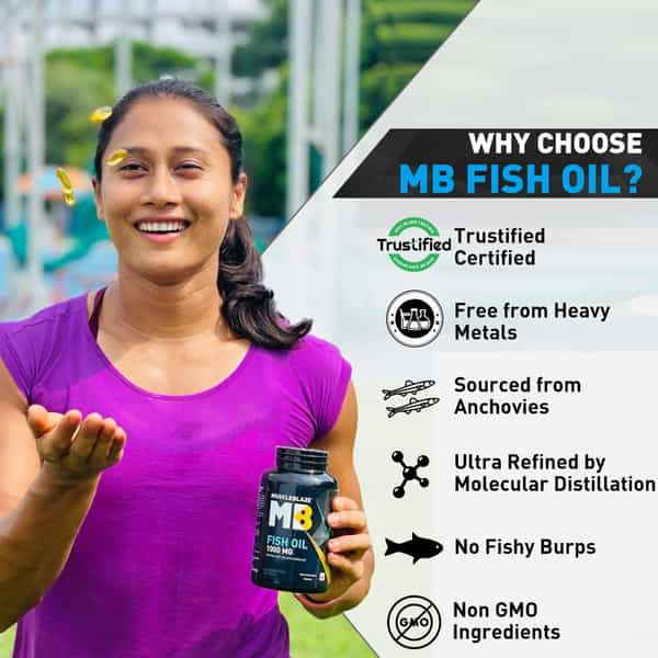 Muscleblaze Omega 3 Fish Oil 1000 Mg (120 No)