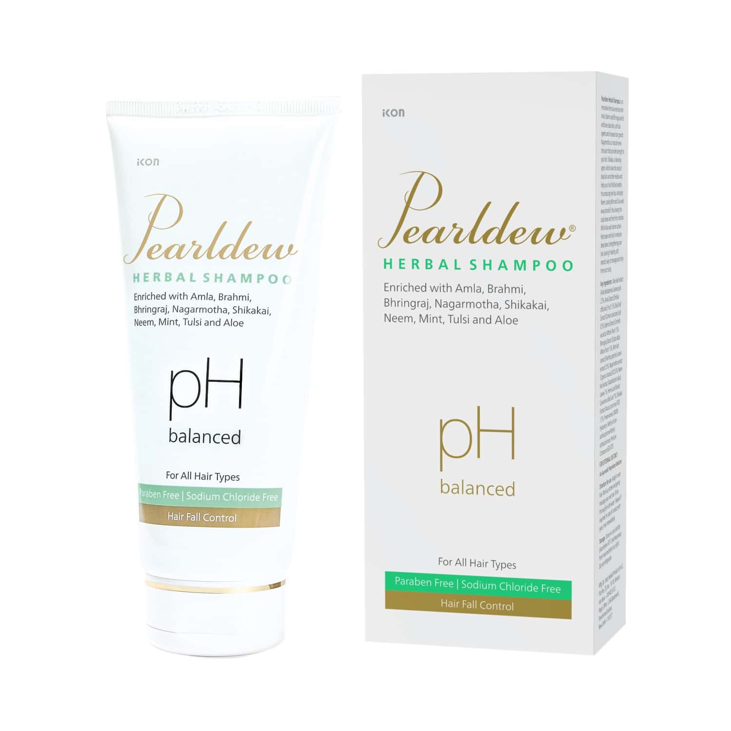 Pearldew Herbal Shampoo 200 Ml | Reduces Hair Fall | Dandruff & Tangled Hair (pack Of 2)