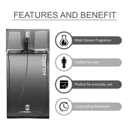 Ajmal Kuro Edp Aromatic Spicy Perfume 90ml For Men And Sacred Love Deodorant Floral Fragrance 200ml