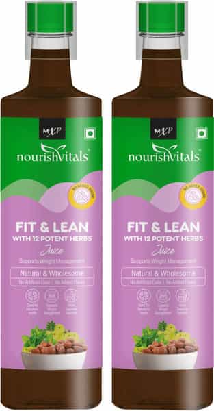 Nourishvitals Fit & Lean Juice | 500Ml (Pack Of 2)