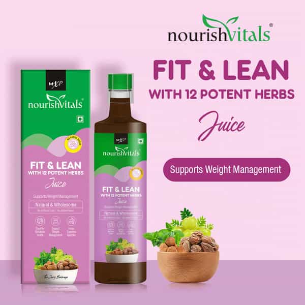 Nourishvitals Fit & Lean Juice | 500Ml (Pack Of 2)