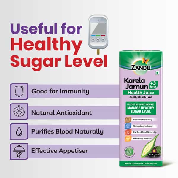 Jamun Karela Ras Sugar Free Juice 1 Ltr