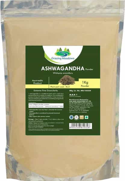 Grazing Meadows Ashwagandha Powder - 1 Kg