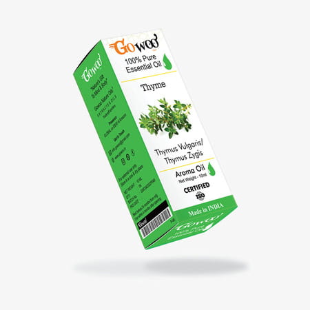 Pack Of 2 Thyme Essential Oil & Brahmi Carrier Oil - 100% Natural Therapeutic Grade For Hair & Skin