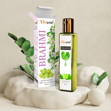 Pack Of 2 Thyme Essential Oil & Brahmi Carrier Oil - 100% Natural Therapeutic Grade For Hair & Skin