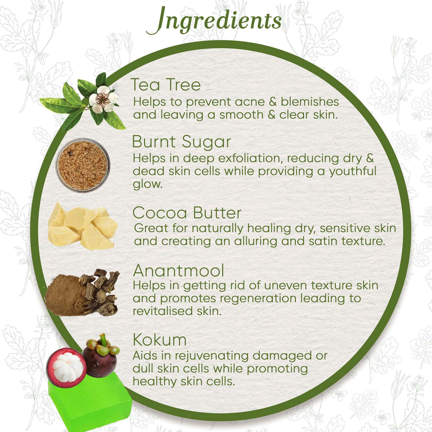 Buy KHADI ESSENTIALS TEA TREE ESSENTIAL OIL SOAP WITH NEEM TULSI