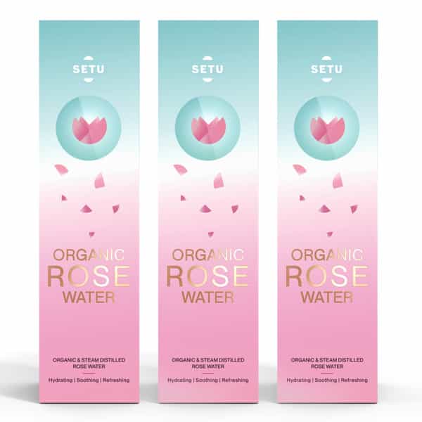 Setu Organic Rose Water/Gulab Jal Spray 300 Ml