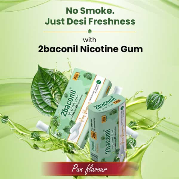 Rusan 2Baconil 2Mg | Paan Flavour | Tin | 30 Nicotine Gums