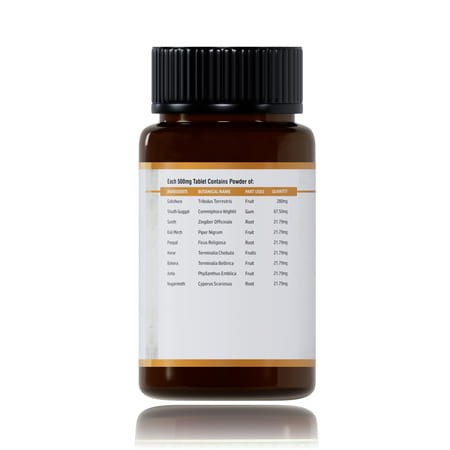 Jeena Sikho Gokshuradi Guggulu | For Natural Kidney Detox & Fluid Balance | 60 Tablets