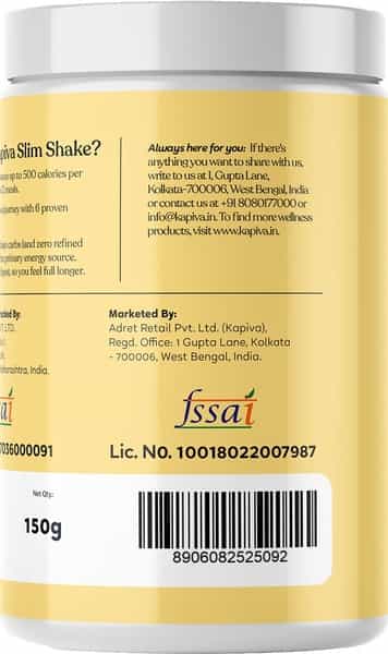 Kapiva Slim Shake - Mango (Weight Control Powered By Ayurveda) 150 Grams