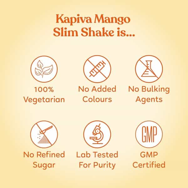 Kapiva Slim Shake - Mango (Weight Control Powered By Ayurveda) 150 Grams