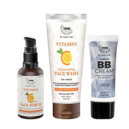 Tnw-The Natural Wash Bb Cream | Vitamin C Exfoliating Face Wash & Vitamin C Face Serum