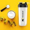 Muscleblaze Phirse Zidd Kar, Shaker Bottle, 100% Leakproof, Bpa-Free Blender Bottle (White, 650 Ml)