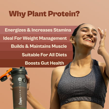 Origin Nutrition 100% Natural Vegan Plant Protein Powder Gmo Jain 7 Servings 258g