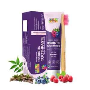 Herby Angel Berry Burst Toothpaste For Kids For Strong Teeth & Fresh Breath | 100g