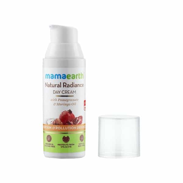 Mamaearth Natural Radiance Day Cream - 50Ml And Overnight Repair Face Cream - 50Ml Of