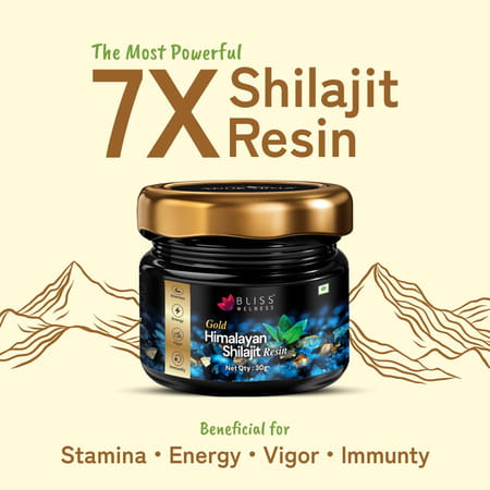 Bliss Welness Gold Himalayan Shilajit Resin 30 Gm