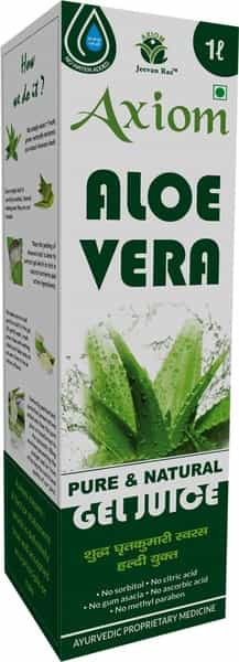 Axiom Aloevera Juice For Glowing Skin And Hair|Immunity Booster|Made With Pure Aloe Vera -1000Ml