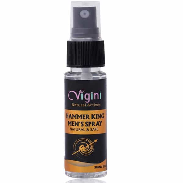 Vigini Hammer King Cfc Free Lubricant Lube Sexual Enhancer Delay Spray Men For Long Lasting Sex