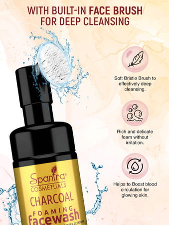 Spantra Charcoal Foaming Face Wash 100ml