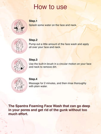 Spantra Charcoal Foaming Face Wash 100ml