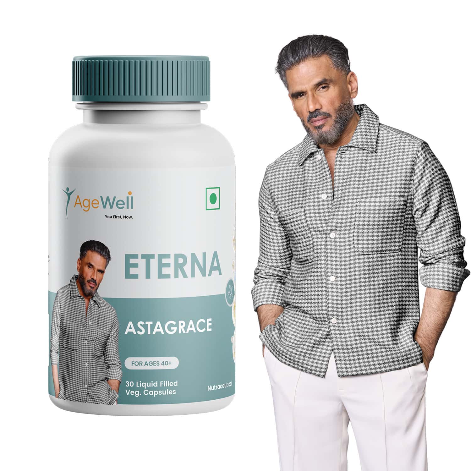 Agewell Astaxanthin Anti-aging Supplement - Skin | Eye & Heart Support | 30 Capsules