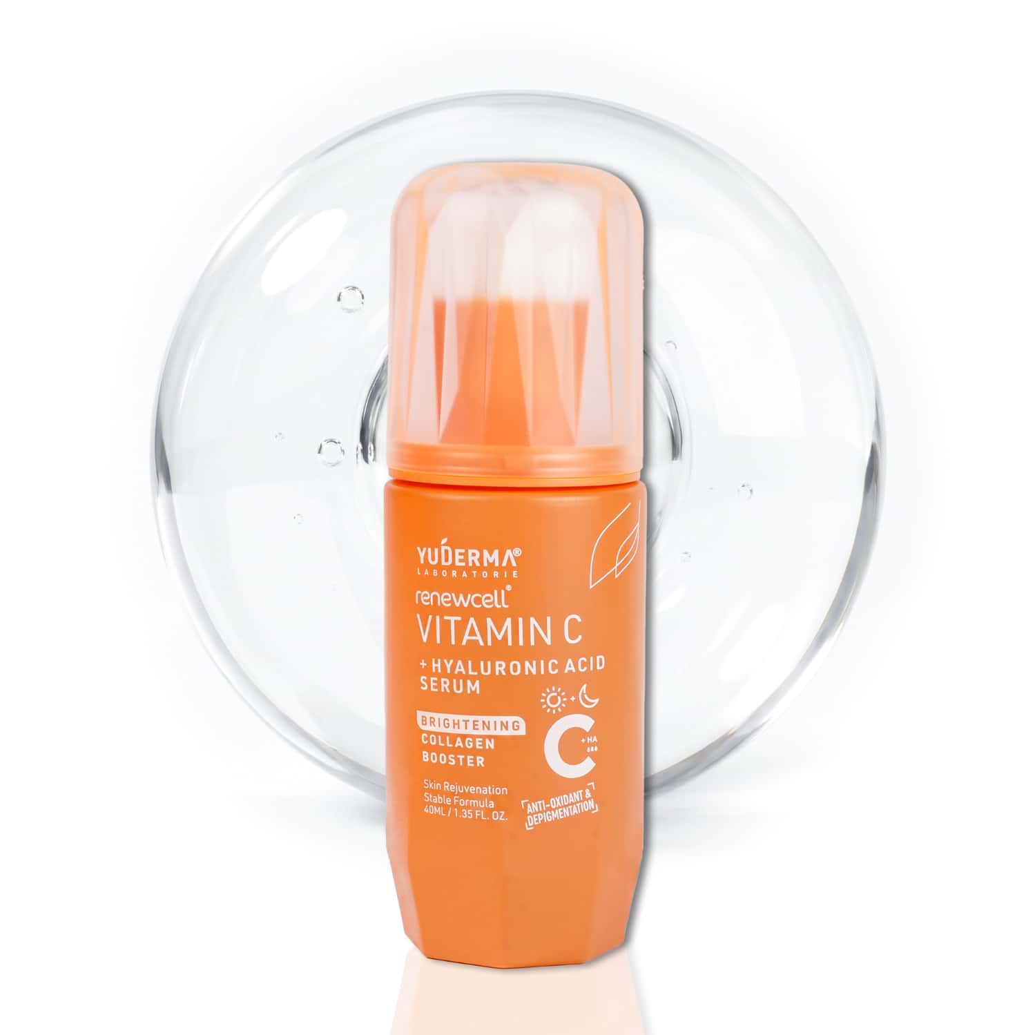 Yuderma Renewcell Vitamin C + Hyaluronic Acid Serum | 40 Ml