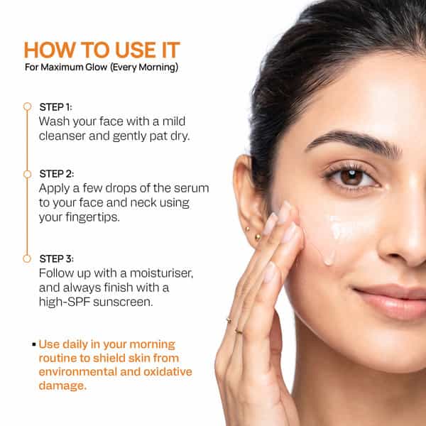 Yuderma Renewcell Vitamin C + Hyaluronic Acid Serum | 40 Ml