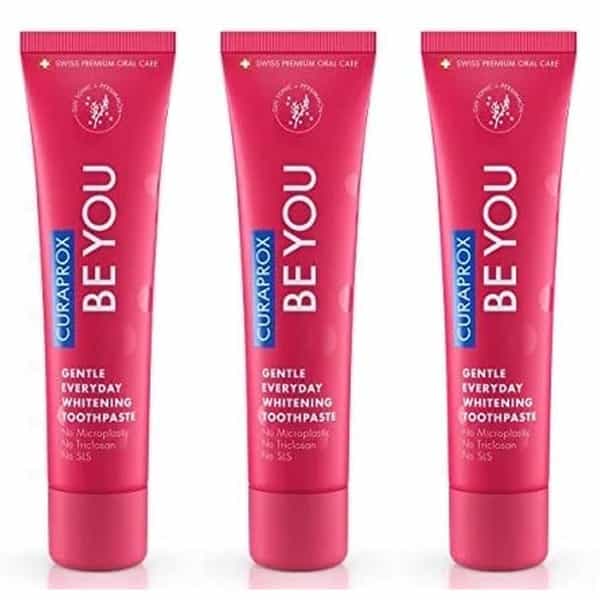 Curaprox Gentle Everyday Whitening Toothpaste (Persimmon) 60Ml X Pack Of 3 Toothpaste