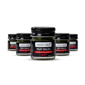 Green Milk Pain Balm - Herbal Pain Relief Balm For Joint & Muscle Pain | 5 × 10g