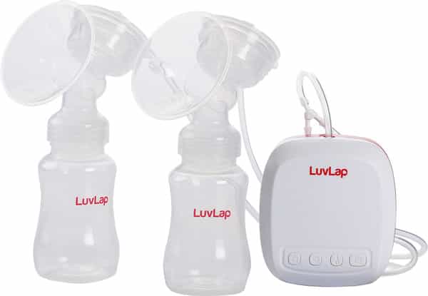 Luvlap Delight Double Electric Breast Pump With 2 Phase Pumping Usable As Single Breast Pump