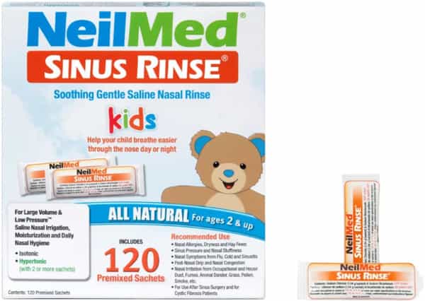 Neil Med Sinus Rinse Pediatric Packets | Premixed 120/Box