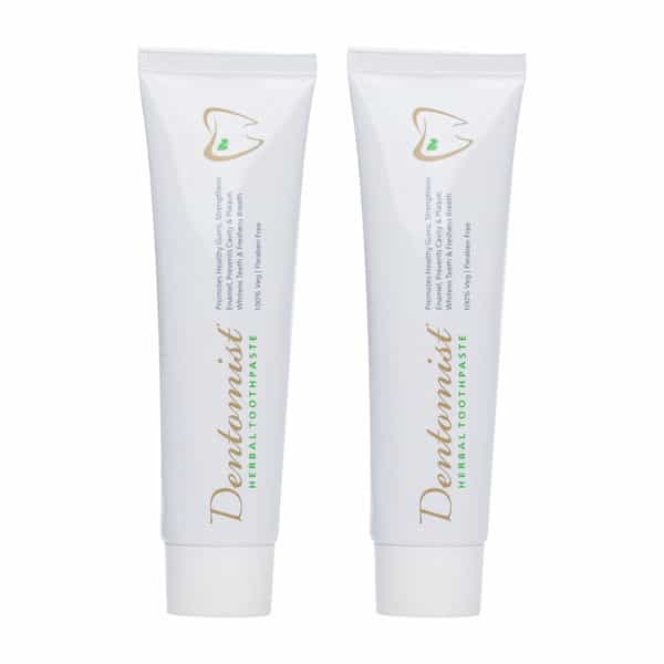 Dentomist Herbal Toothpaste - 100 Gm | Paraben Free | Complete Protection (Pack Of 4)