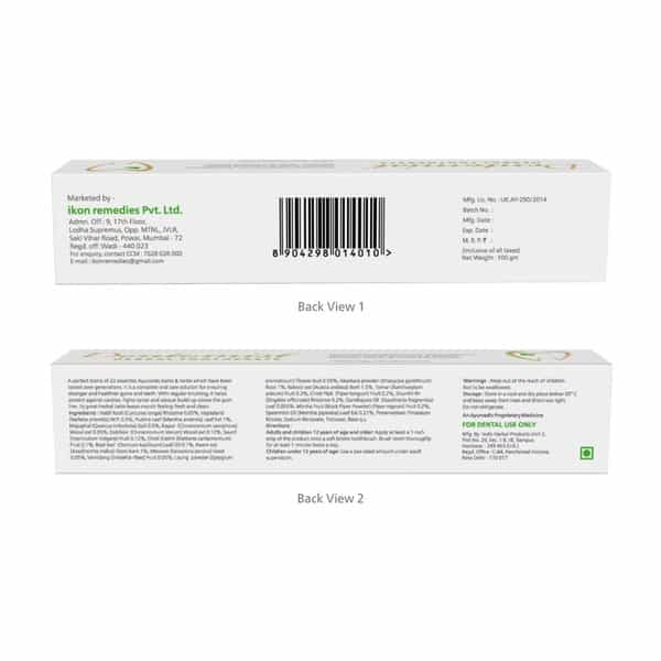 Dentomist Herbal Toothpaste - 100 Gm | Paraben Free | Complete Protection (Pack Of 4)