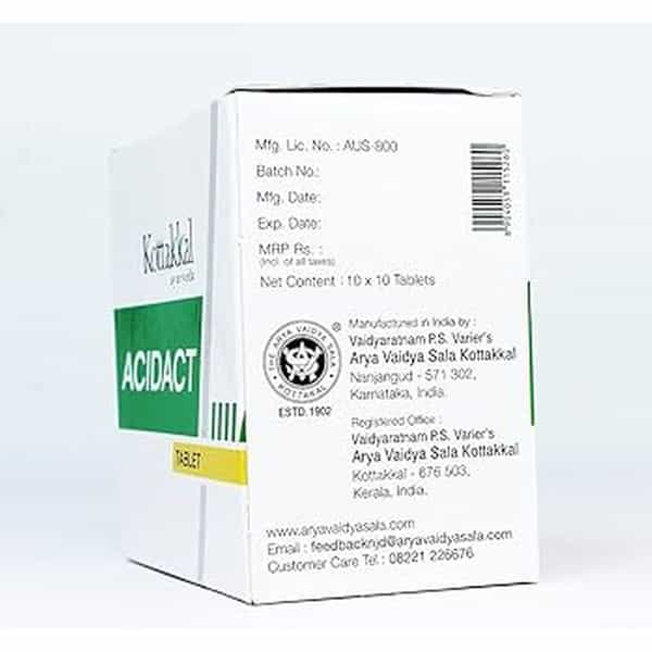 Kottakkal Ayurveda Acidact Tablets - 100N