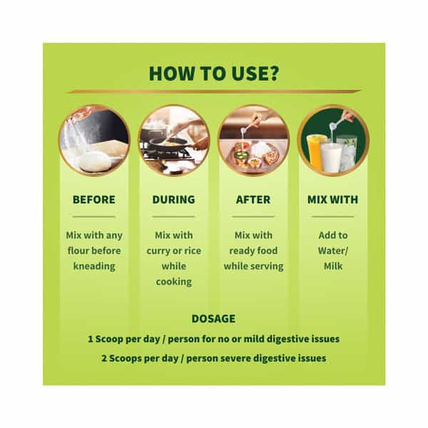Good Monk Fiber Fix | Supports Everyday Digestive Health | 90 Serves For Kids (Age 2+) & Adults