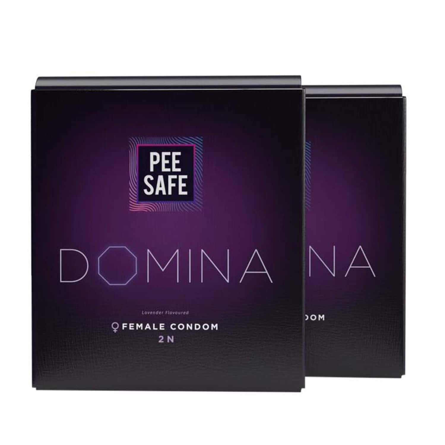 Pee Safe Domina Female Condom - Pack Of 4 | With Disposable Bags Condom (Set Of 4 4 Sheets)