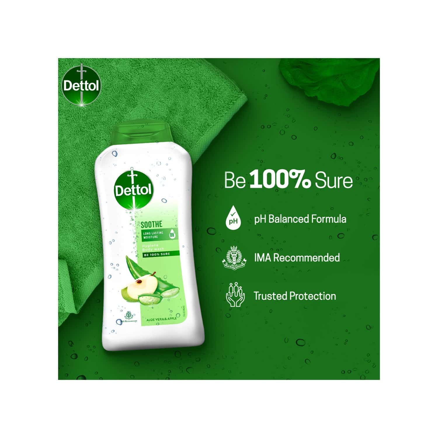 Buy DETTOL BODY WASH AND SHOWER GEL SOOTHE 250ML Online & Get Upto 60