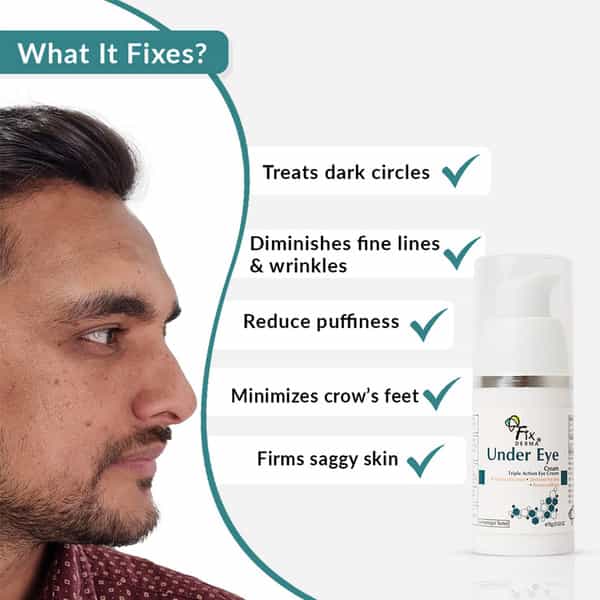 Fixderma Under Eye Cream For Dark Circles Puffiness - 15G