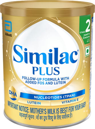 Similac Plus Follow Up Formula With Added Hmo Stage 2 (Between 6-12 Months) Tin 400Gm