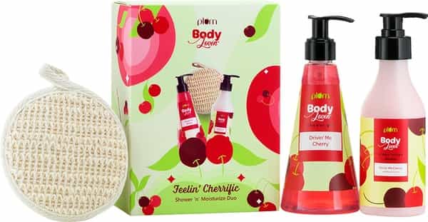 Plum Bodylovin' Feelin Cherrific Shower N Moisture Duo- 480 Ml
