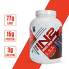 In2 Muscle Mass Gainer 2.5Kg Bulk Up With 3G Creatine Rich Chocolate 25 Servings