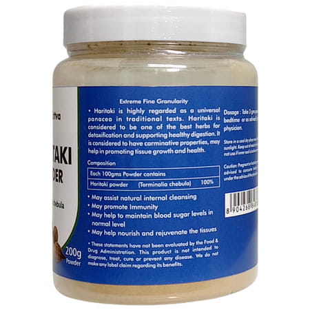 Ved Tattva Organic Haritaki Powder Terminalia Chebula 200 Gms