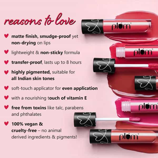 Plum Matte In Heaven Liquid Lipstick Pink Martini 4.5 Ml