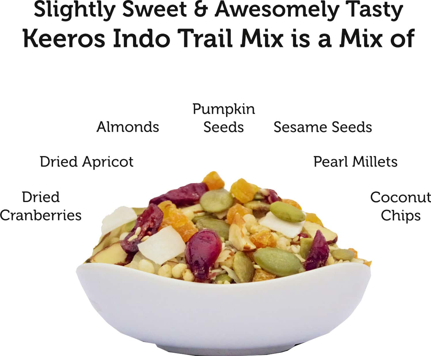 Buy KEEROS HEALTHY MIXED NUTS & SEEDS INDO TRAIL MIX ANTIOXIDANTS RICH