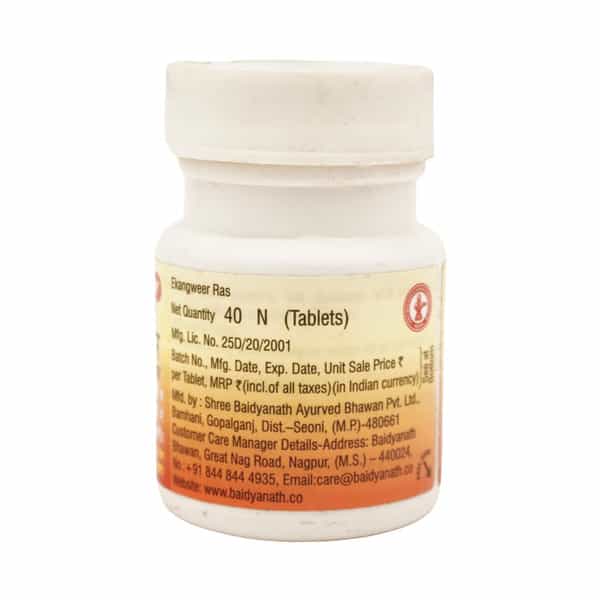 Baidyanath Ekangbeer Ras - 40 Tablets