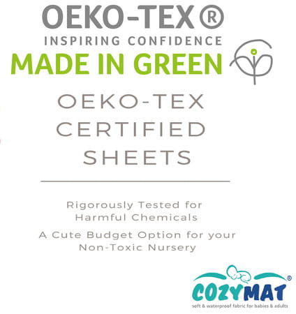Newnik Cozymat Dry Sheet (Size: 140cm X 220cm) Doouble Bed Lemon Green