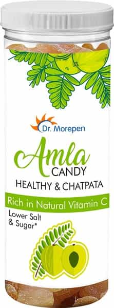 Dr. Morepen Amla Candy | For Adult | Rich In Vitamin C | Healthy & Chatpata | Bottle | 200 Gm