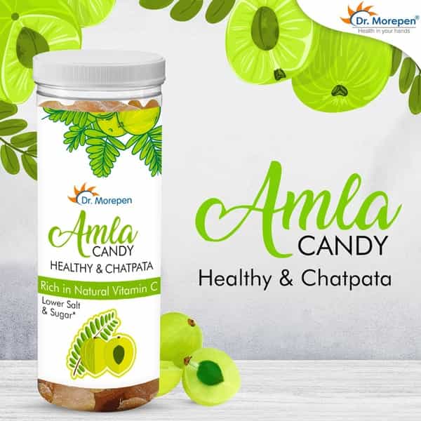 Dr. Morepen Amla Candy | For Adult | Rich In Vitamin C | Healthy & Chatpata | Bottle | 200 Gm